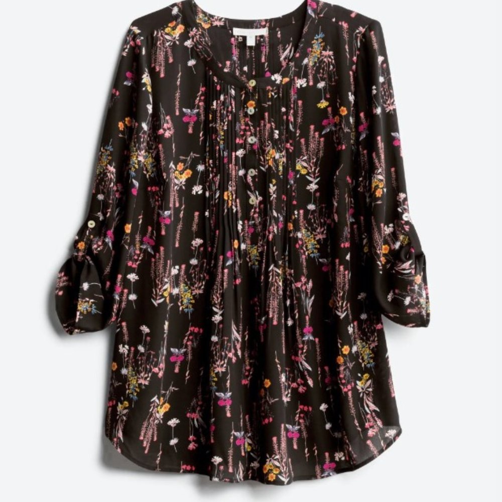 DANIEL RAINN Bilson Pleat Detail Top